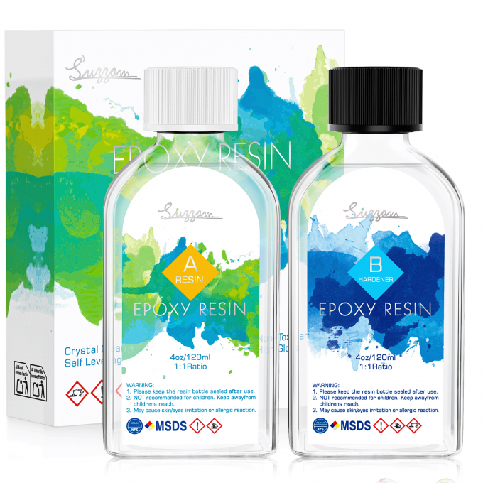 8OZ Epoxy Resin - No Yellowing & No Bubbles, 1...